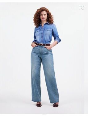 MADEWELL The perfect vintage wide leg Jeans